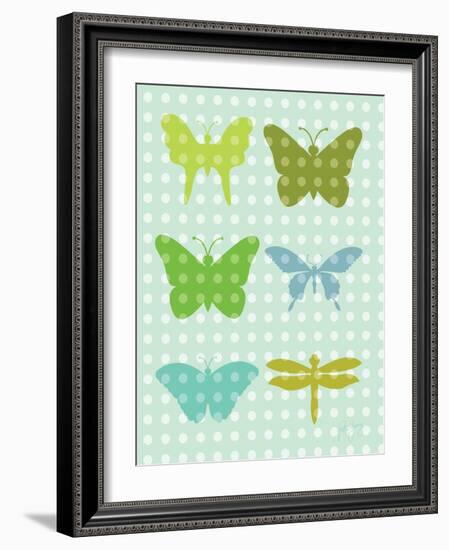 Butterflies II-Patty Young-Framed Art Print