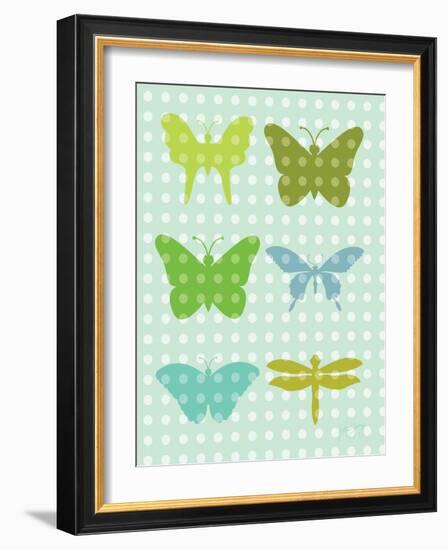 Butterflies II-Patty Young-Framed Art Print