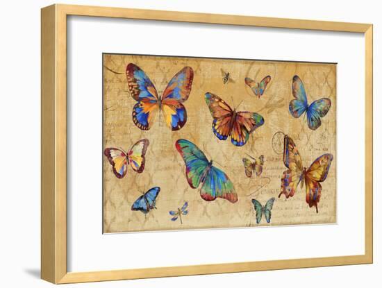 Butterflies in Flight-Anna Polanski-Framed Art Print