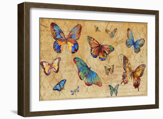 Butterflies in Flight-Anna Polanski-Framed Art Print