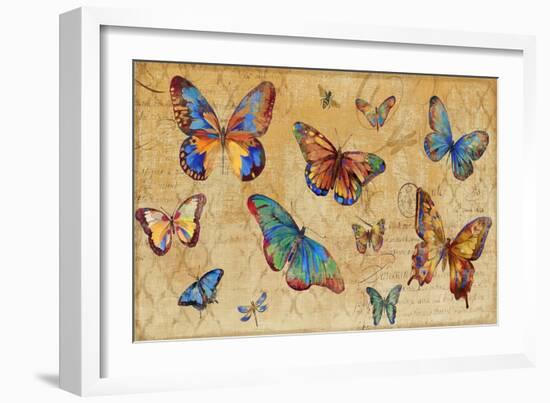 Butterflies in Flight-Anna Polanski-Framed Art Print