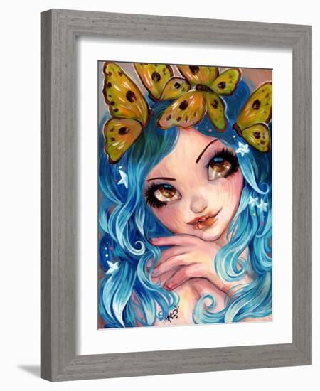 Butterflies In Her Hair-Natasha Wescoat-Framed Giclee Print