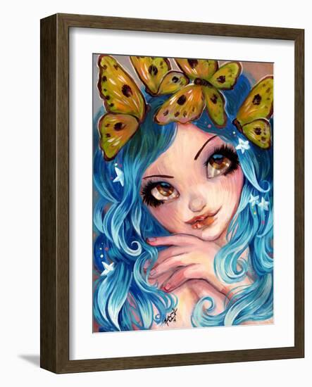 Butterflies In Her Hair-Natasha Wescoat-Framed Giclee Print