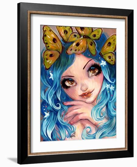 Butterflies In Her Hair-Natasha Wescoat-Framed Giclee Print