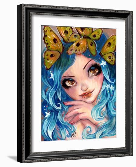 Butterflies In Her Hair-Natasha Wescoat-Framed Giclee Print