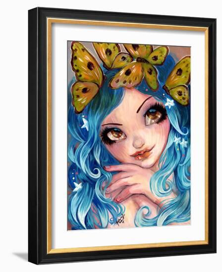 Butterflies In Her Hair-Natasha Wescoat-Framed Giclee Print