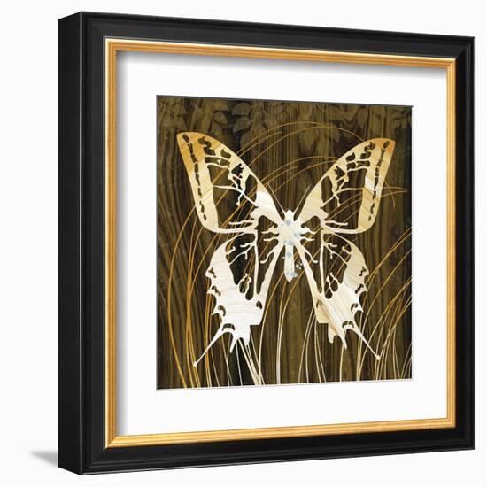 Butterflies & Leaves I-Erin Clark-Framed Art Print