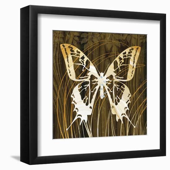 Butterflies & Leaves I-Erin Clark-Framed Art Print