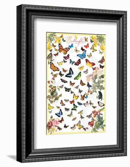 Butterflies-null-Framed Premium Giclee Print