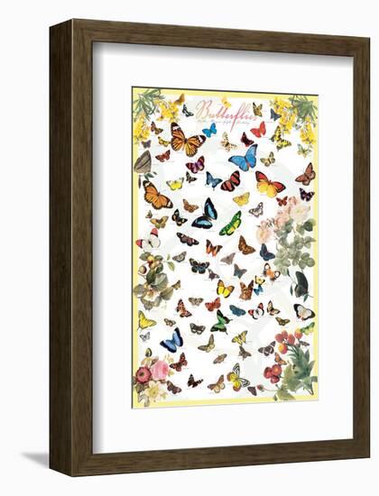 Butterflies-null-Framed Premium Giclee Print