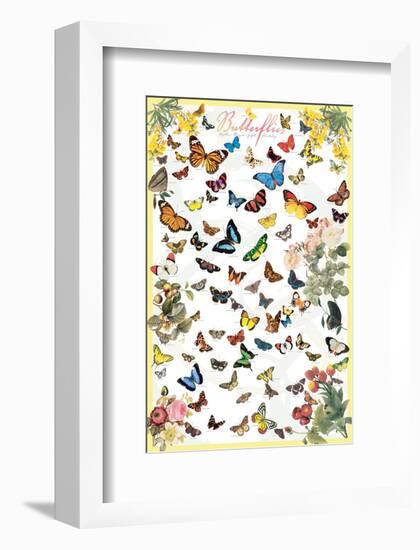 Butterflies-null-Framed Premium Giclee Print