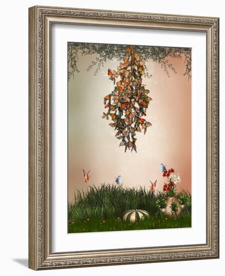 Butterflies-justdd-Framed Art Print