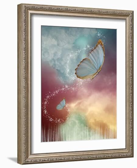 Butterflies-justdd-Framed Art Print