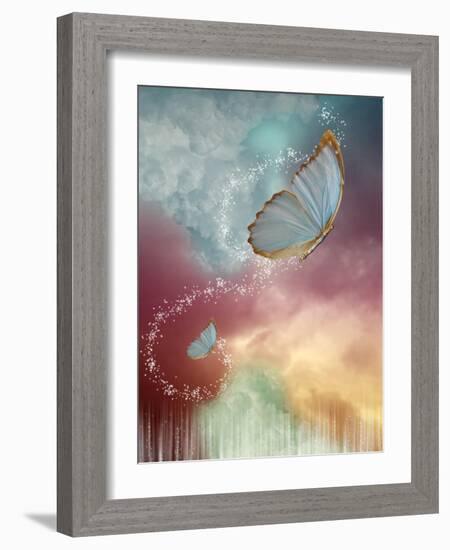 Butterflies-justdd-Framed Art Print