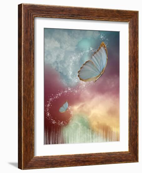 Butterflies-justdd-Framed Art Print