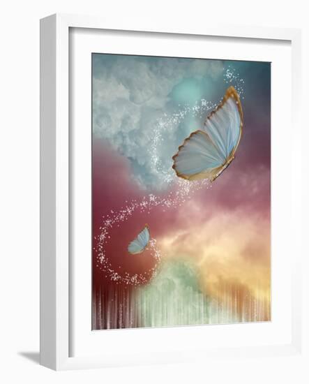 Butterflies-justdd-Framed Art Print