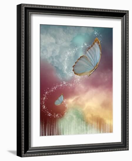 Butterflies-justdd-Framed Art Print