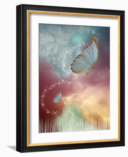 Butterflies-justdd-Framed Art Print