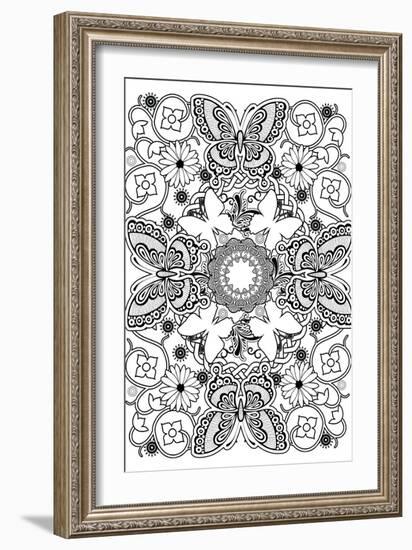 Butterflies-Art House Design-Framed Giclee Print