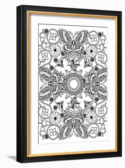 Butterflies-Art House Design-Framed Giclee Print