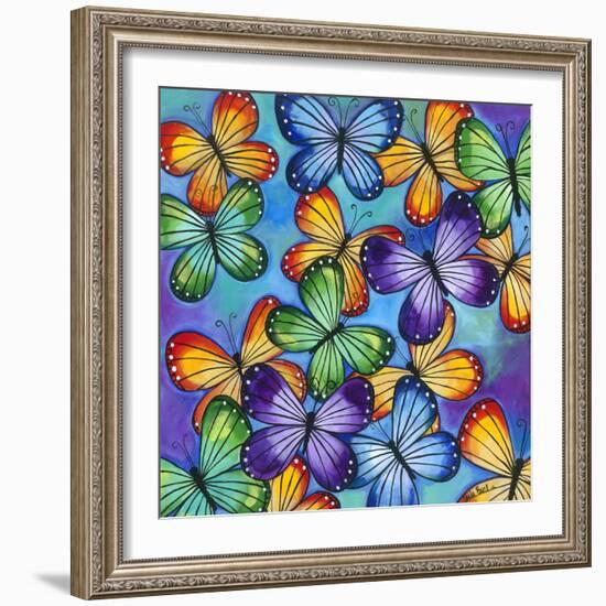 Butterflies-Carla Bank-Framed Giclee Print