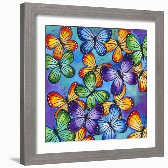 Butterflies-Carla Bank-Framed Giclee Print