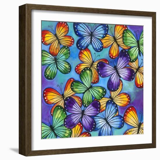 Butterflies-Carla Bank-Framed Giclee Print