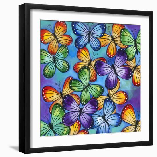 Butterflies-Carla Bank-Framed Giclee Print