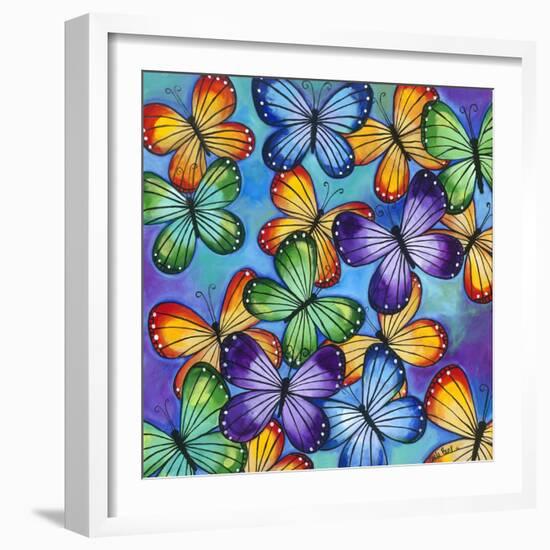 Butterflies-Carla Bank-Framed Giclee Print