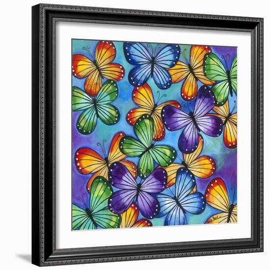 Butterflies-Carla Bank-Framed Giclee Print