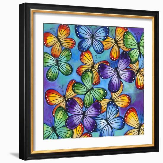 Butterflies-Carla Bank-Framed Giclee Print