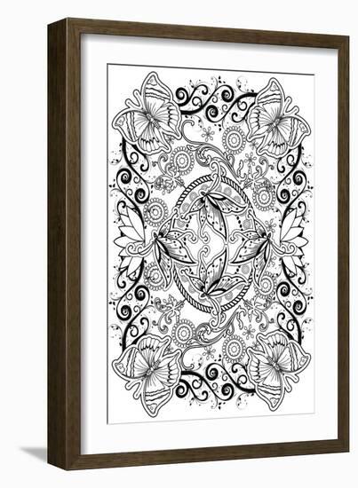 Butterflies-Art House Design-Framed Giclee Print