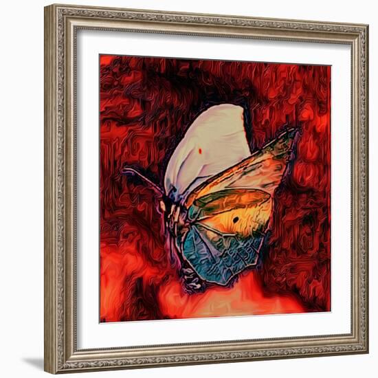 Butterfly, 2021, (digital)-Scott J. Davis-Framed Giclee Print