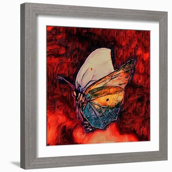 Butterfly, 2021, (digital)-Scott J. Davis-Framed Giclee Print