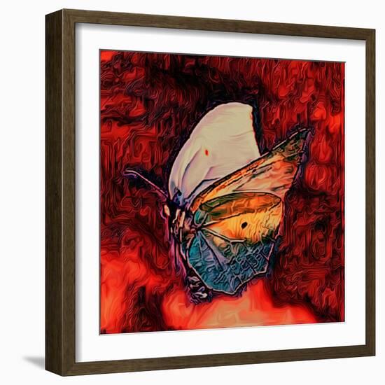 Butterfly, 2021, (digital)-Scott J. Davis-Framed Giclee Print