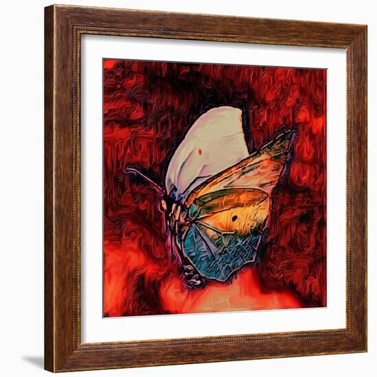 Butterfly, 2021, (digital)-Scott J. Davis-Framed Giclee Print