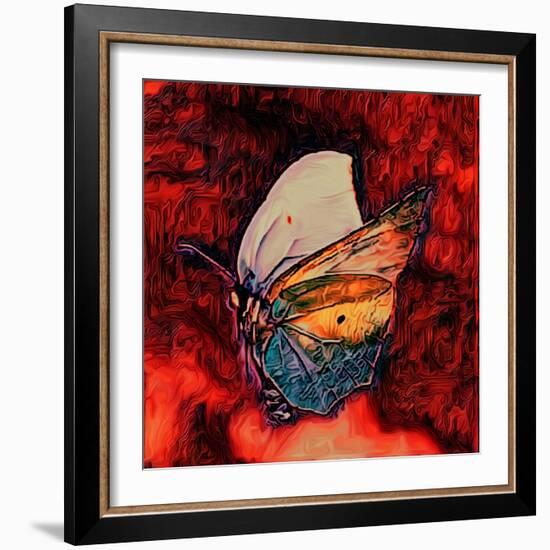 Butterfly, 2021, (digital)-Scott J. Davis-Framed Giclee Print