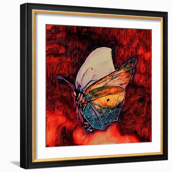 Butterfly, 2021, (digital)-Scott J. Davis-Framed Giclee Print