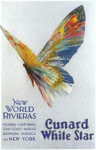 Butterfly, Ad for Cunard Line