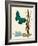 Butterfly and Cat Tails-Karen Williams-Framed Giclee Print