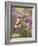 Butterfly and Finch Amongst Flowers-William Vanderdasson-Framed Giclee Print