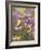 Butterfly and Finch Amongst Flowers-William Vanderdasson-Framed Giclee Print