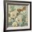 Butterfly and Hollyhocks I-Tim O'toole-Framed Art Print