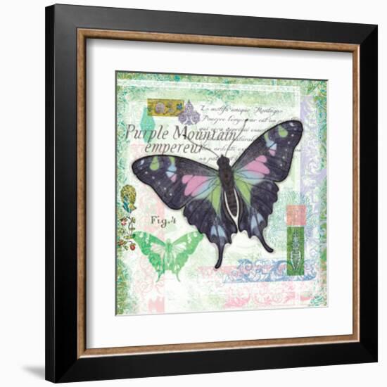 Butterfly Artifact Green-Alan Hopfensperger-Framed Art Print