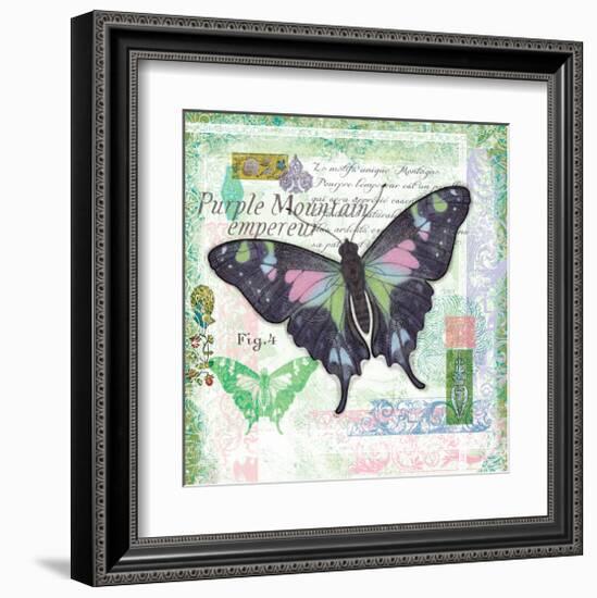 Butterfly Artifact Green-Alan Hopfensperger-Framed Art Print