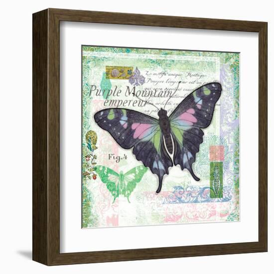 Butterfly Artifact Green-Alan Hopfensperger-Framed Art Print