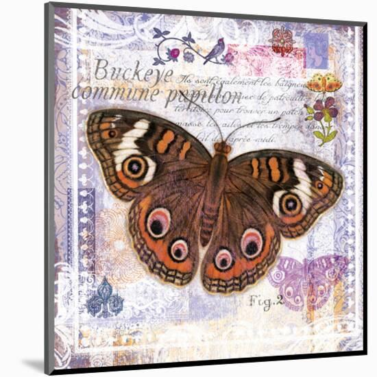 Butterfly Artifact Lilac-Alan Hopfensperger-Mounted Art Print