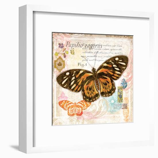 Butterfly Artifact Pink-Alan Hopfensperger-Framed Art Print