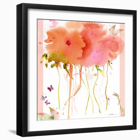 Butterfly Blossoming-Sheila Golden-Framed Art Print