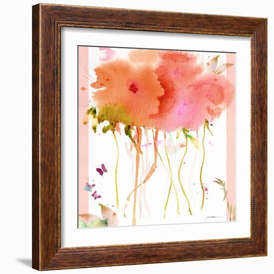 Butterfly Blossoming-Sheila Golden-Framed Art Print